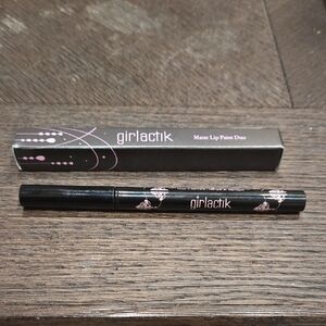 Matte Lip Paint Duo - And Black Eyeliner Marker.